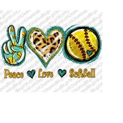 peace love softball png,peace love softball sublimation design, png,  peace love softball png file,softball sublimation