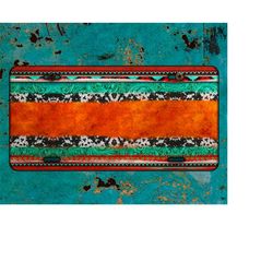 Western Pattern License Plate Png, Tooled Leather License Plate Png, Aztec License Plate Png, Cowhide License Plate Png,