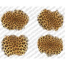 leopard patch sublimation png bundle, leopard png, leopard png bundle, leopard patch bundle, leopard pattern png, instan