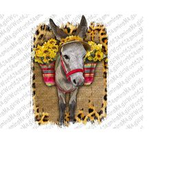 Donkey Sunflower,Sunflower Png,Leopard Png,Serape Background,Sunflower Design,Sublimation Design Download,Digital Downlo