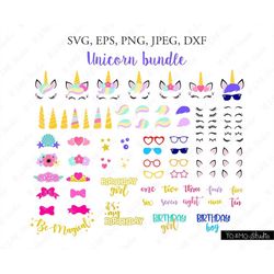 Unicorn SVG, Unicorn bundle SVG, Unicorn head Svg, Unicorn Clip Art, Unicorn Face SVG, Cute Unicorn, Cricut, Silhouette