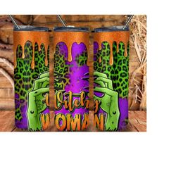 Halloween Witch Woman 20oz Skinny Tumbler Design,Halloween Tumbler Png,Halloween Witch Tumbler Png,Witchy Woman Tumbler