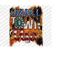 Small Town USA PNG, Gemstone PNG,Usa Flag Png,Usa Map,4th Of July Sublimation,American Flag,America Png,Sublimation Desi