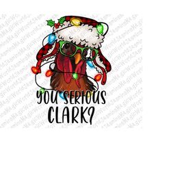 You Serious Clark Christmas Vacation Rooster Png Sublimation Design, Xmas Rooster Png,You Serious Clark Png,Xmas Animal