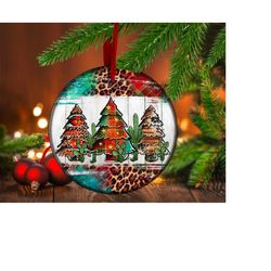 Western Christmas Tree Png Christmas Ornament, Western Christmas Png, Xmas Png, Christmas Tree Png, Png Sublimation Desi