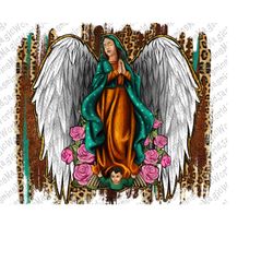 our lady of guadalupe png, angel wings virgin mary png, virgin de guadalupe png,latina mexican sublimation, guadalupe,je
