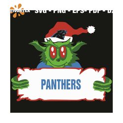 Grinch Carolina Panthers Svg, Sport Svg, Grinch Svg, Carolina Panthers Svg, Carolina Svg, Panthers Svg, Panthers Logo Sv