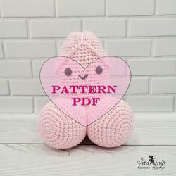 Pink Penis amigurumi crochet pattern