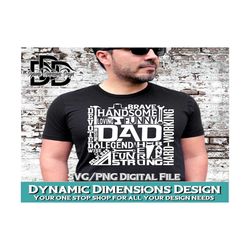 Dad, Fathers Day, Father, Father's Day Svg, Dad Svg, Dad Shirt, Gift for Dad, Dad Life, Instant Download
