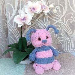 Cute stuffed bee, gift idea for girl cute pink bee soft toy big bee, soft toy bee for child