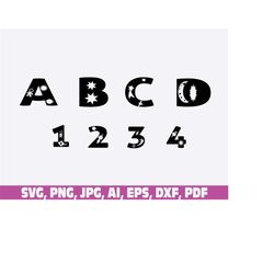 space alphabet svg, alphabet, space letters fonts svg png, Kids Space Alphabet & Numbers svg, Galaxy letters, outer spac