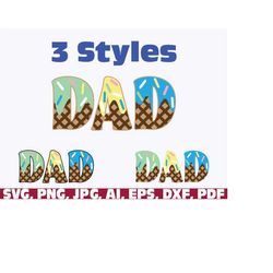 ice cream dad svg png, ice cream father daddy svg, ice cream svg, Ice Pop Svg, Summer Svg, Ice Cream Party SVG, ice crea