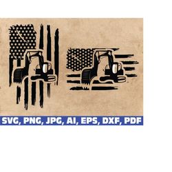 Pipeliner American Flag svg, pipeliner flag svg, heavy equipment svg, Equipment Operator Flag, excavator, digger usa fla