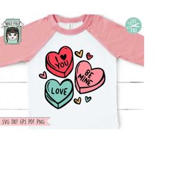 Valentines Day SVG file, Valentines Day Shirt SVG, Heart Candies SVG, Conversation Heart svg, Valentines cut file, Valen