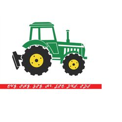 Tractor, Farm, Farm Life Svg, Farming Svg, Farm Clipart, Tractor Png, Svg Files For Cricut, Cricut Svg, Svg Cut File, Fu