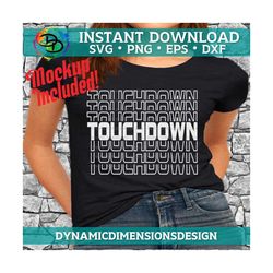 Touchdown Svg, Football Svg, Football Mom Svg, Sports Svg, Football Svg, Football Fan svg, Game Day Svg, Football Cut Fi