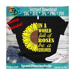 Be a Sunflower SVG, Sunflower Monogram SVG, SVG Files, Flower Monogram Svg, Sunshine, flower svg, Silhouette Cutting Fil