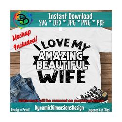 wife, svg, i love my wife, husband, always right, marriage, anniversary, funny husband, father's day, mens, beer, husban