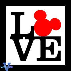 Mickey Mouse Love Svg, Trending Svg, Love Svg, Disney Svg, Hobby Svg, Disney Lovers Svg, Mickey Mouse Svg, Minnie Mouse