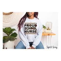 school nurse sweatshirt, proud school nurse sweatshirt, unisex school nurse sweatshirt, gift for school nurse, black own