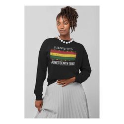 Juneteenth Sweatshirt, Black Owned Clothing, Juneteenth Fourth of July Hoodie, Juneteenth is My Independence Day