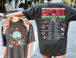 Vintage Epcot Christmas Shirt, Disney Epcot Christmas Shirt, Disney Holiday Shirt, Disney Christmas Family Shirt, Disney