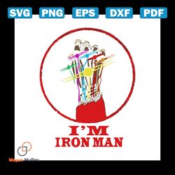 I'm Iron Man svg