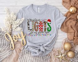 Christmas Lights Are My Favorite Color,Christmas T-shirt,Christmas Family Shirt,Christmas Gift,Holiday Gift,Christmas Fa
