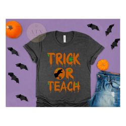 Trick Or Teach, T Rex Halloween Shirt, Teacher Life, Trick R Treat, Classroom Shirt, Halloween Party, Teacher Shirt