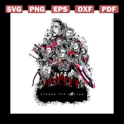 Avenge the Fallen  Endgame PNG svg