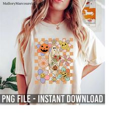 Floral Ghost Halloween Png, Halloween Png, Spooky Season Png, Floral Ghost Png, Fall Vibe Png, Ghost Png, Flower Hallowe