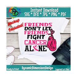 Breast cancer svg, Nobody fights alone Awareness SVG, Pink ribbon svg, Pink  Ribbon svg, Survivor svg, Cure svg, Faith s