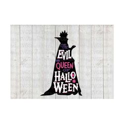 SVG JPEG PDF Evil Queen of Halloween