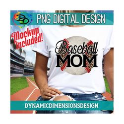 baseball mom, sublimation design, hand drawn png, digital download, digital artwork, sports png