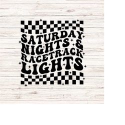 Saturday Nights and Racetrack Lights svg/png racing mom svg dirt track racing dirt svg racing svg