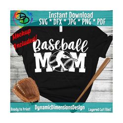 baseball mom svg, basesball svg, baseball sublimation, baseball shirt svg, cricut cut file, team, instant download