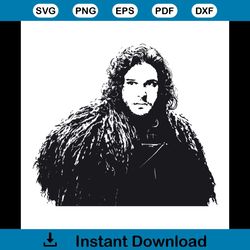 Game Of Throne Fictional Character Jon Snow A Song Of Ice And Fire Svg