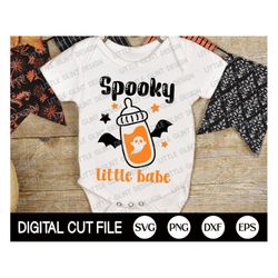 Spooky Little Babe Svg, Halloween Svg, Spooky Svg, Halloween Shirt Svg, Halloween Costume, Baby Halloween Shirt, Dxf, Sv