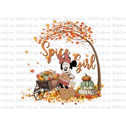 Spice Girl Png, Autumn Leaves Pumpkin Png, Fall Png, Happy Fall Png, Autumn Leaf Png, Png Files For Sublimation