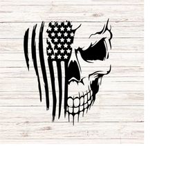 American Flag Skull svg/png America Patriotic svg Independence Day svg Second Amendment svg