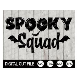 Spooky Squad Svg, Halloween Svg, Spooky Svg, Halloween Costume, Halloween Witch, Fall Svg, Kids Halloween Shirt, Png, Sv