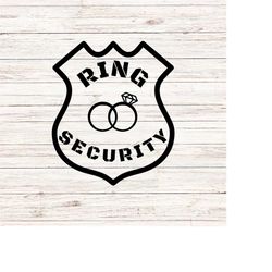 Ring Security Badge svg/png Ring Bearer svg guard rings svg Ring bearer gift svg ring bearer Proposal svg wedding svg