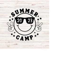 Summer Camp 2023 svg summer break svg schools out svg teacher SVG/PNG Digital Files ClipArt Transparent Background