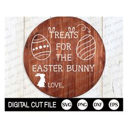 Easter Svg, Easter Bunny Plate Svg, Dear Easter Bunny Tray Svg, Easter Eggs SVG, Bunny Plate Dxf, Svg Files For Cricut,