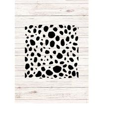 Dalmatian Pattern Animal Print Spots Background SVG/PNG Digital Files Download Instant Seamless Clip Art Transparent Bac
