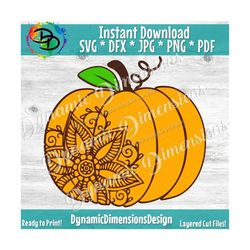 Sunflower svg, Pumpkin SVG, Sunflower pumpkin svg, Fall Svg, Pumpkin Svg, Pumpkin with Sunflower, October, Halloween Svg