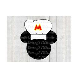 SVG DXF PNG Pdf File for Chef Mickey