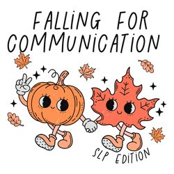 Falling For Communication SLP Edition SVG