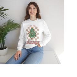 Tis the Season Christmas Sweater, Retro Christmas Sweatshirt, Christmas Sweatshirt, Vintage Christmas Sweater, Santa Chr