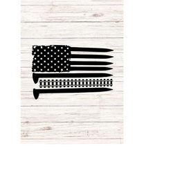 Railroad svg American Flag Railroad svg Conductor svg Track Spike Train svg Flag svg RR SVG/PNG Digital File Clipart